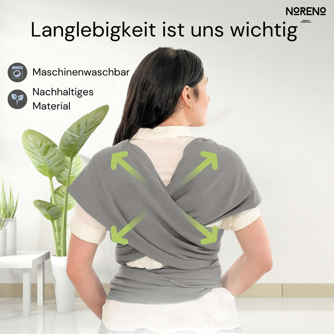 Noreno Backpack Babytragegurt - angenehme Entlastung des Rückens