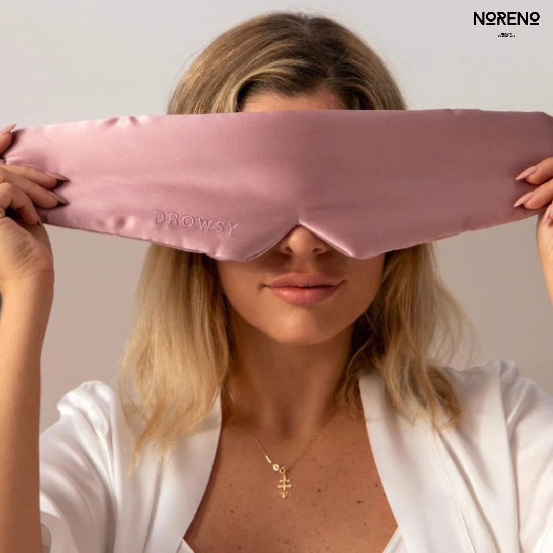 Noreno Seidenschläfer Tiefschlafmaske-Geräuschreduziert und tief einschlafen