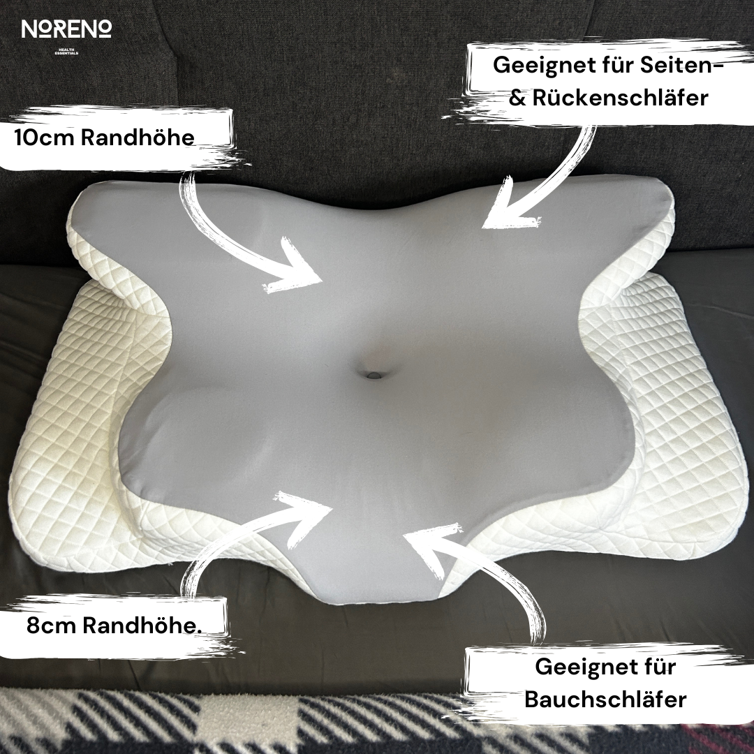 Noreno Traumschläferkissen 2.0 - für Rücken-, Bauch- und Seitenschläfer