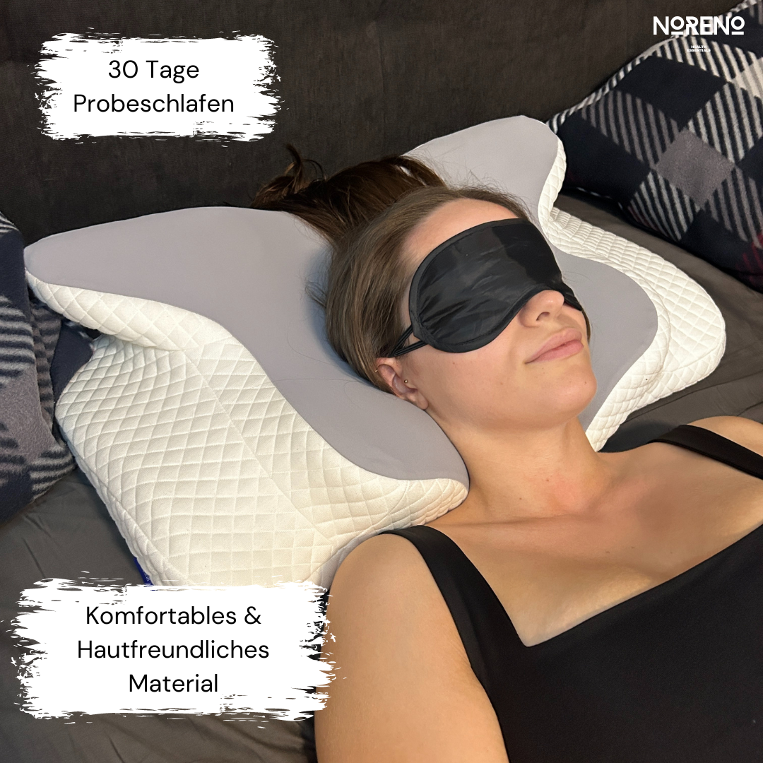 Traumschläferkissen aus hautfreundlichem Material für höchsten Schlafkomfort - 30 Tage Probeliegen für erholsamen Schlaf.