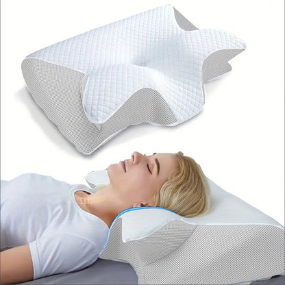 Noreno Traumschläferkissen - für Rücken - Bauch - und Seitenschläfer